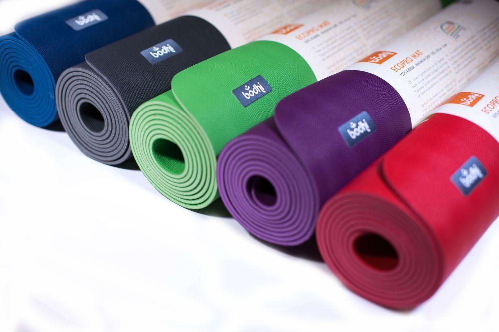 Каучуковый коврик для йоги Bodhi EcoPro XL Синий