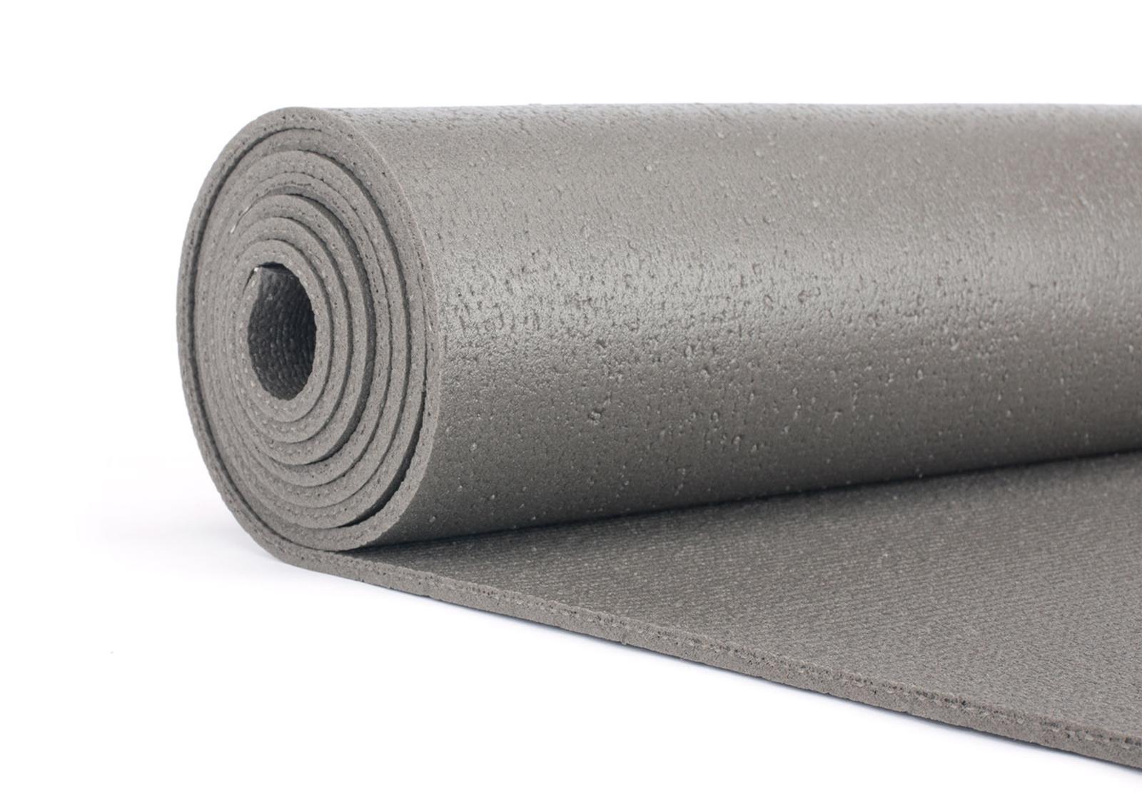 Коврик для йоги Bodhi Rishikesh Premium (Ришикеш) 60х183 см Серый