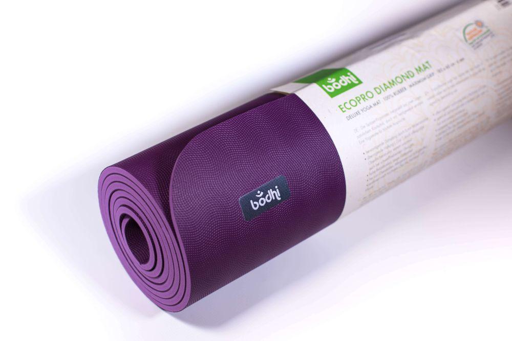 Каучуковый коврик для йоги Bodhi EcoPro Фиолетовый