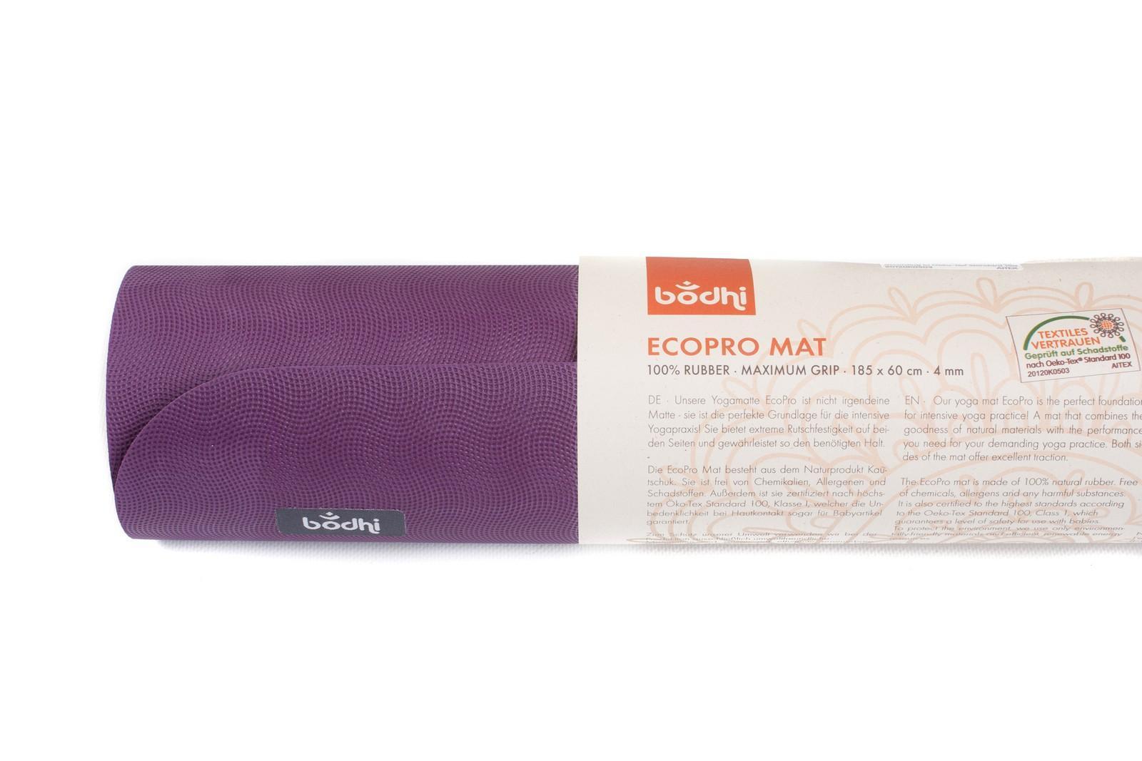 Каучуковый коврик для йоги Bodhi EcoPro Фиолетовый