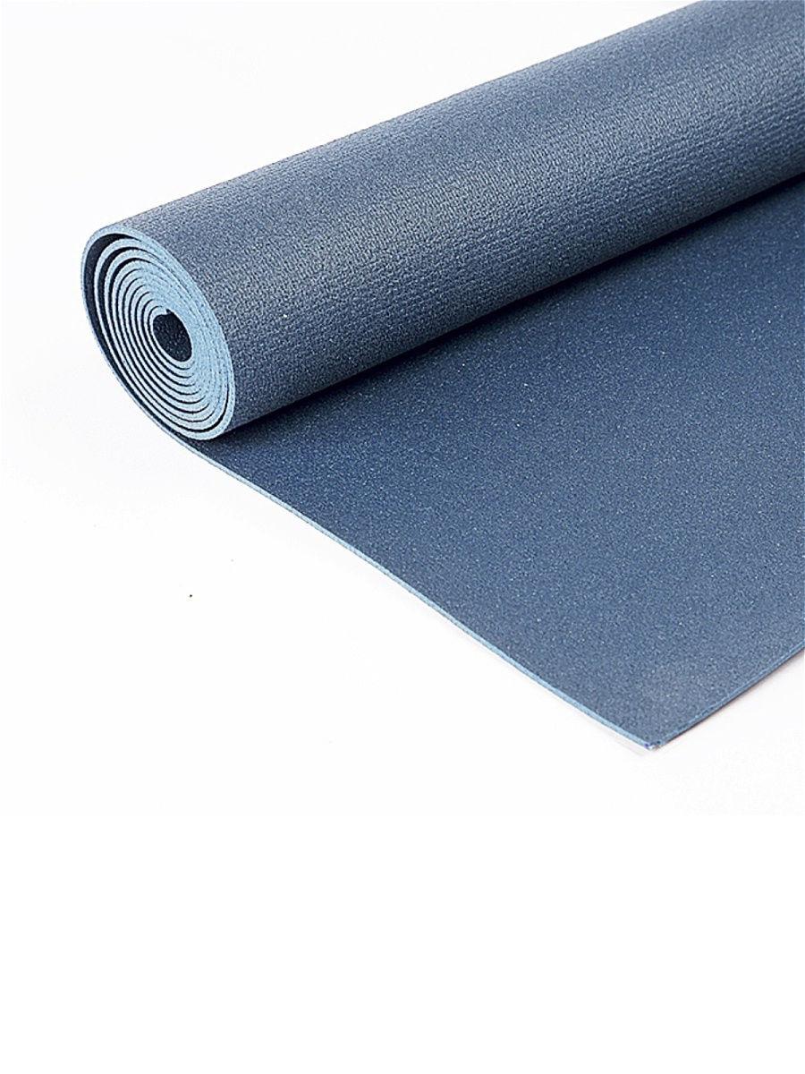 Коврик для йоги Bodhi Rishikesh Premium (Ришикеш) 60х220 см Синий