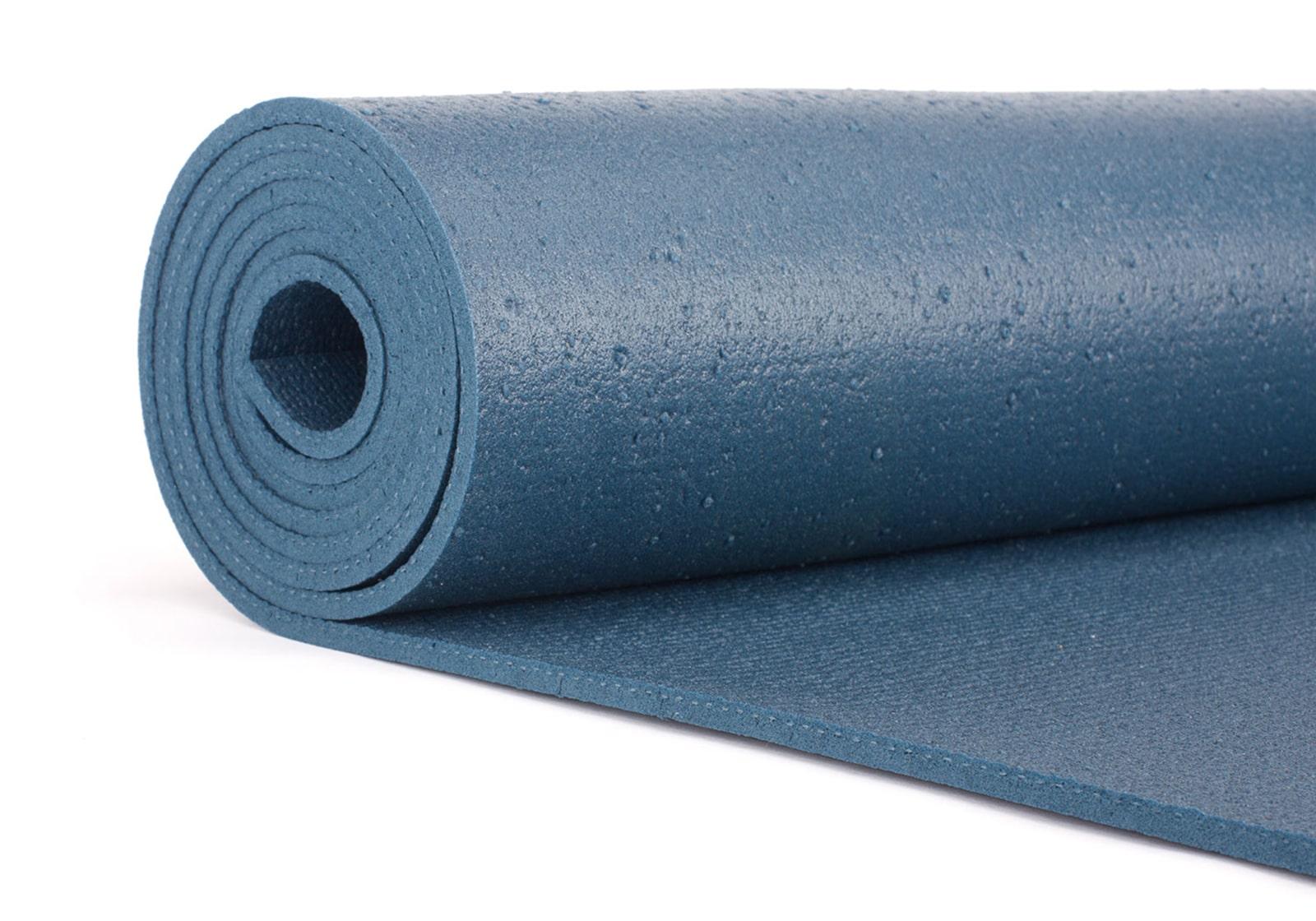 Коврик для йоги Bodhi Rishikesh Premium (Ришикеш) 60х220 см Синий