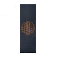 Коврик для йоги Bodhi Leela Flower Of Life Антрацит