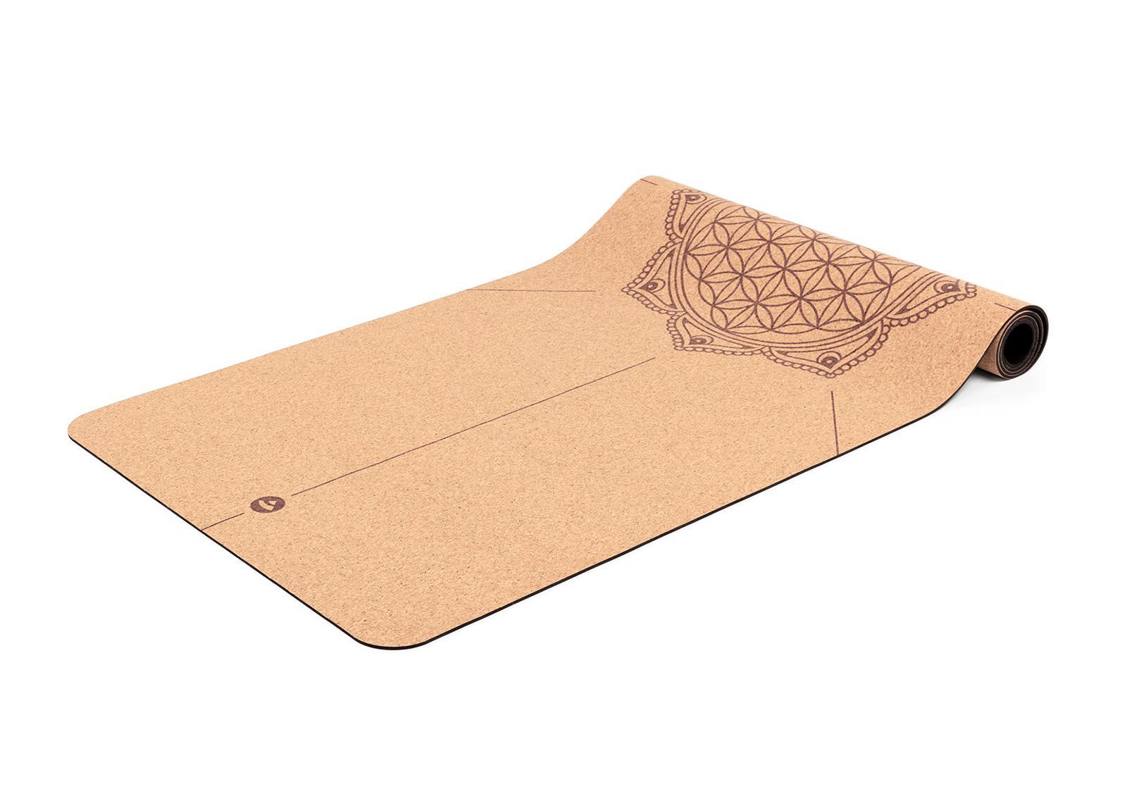 Пробковый коврик для йоги Flower Of Life Bodhi