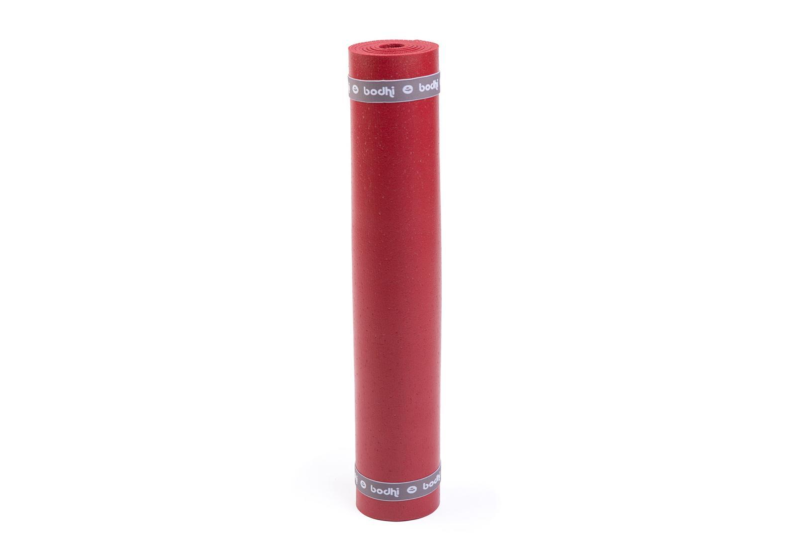 Коврик для йоги Bodhi Rishikesh Premium (Ришикеш) 60х183 см Бордовый
