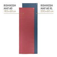 Коврик для йоги Bodhi Rishikesh Premium (Ришикеш) 60х183 см Серый