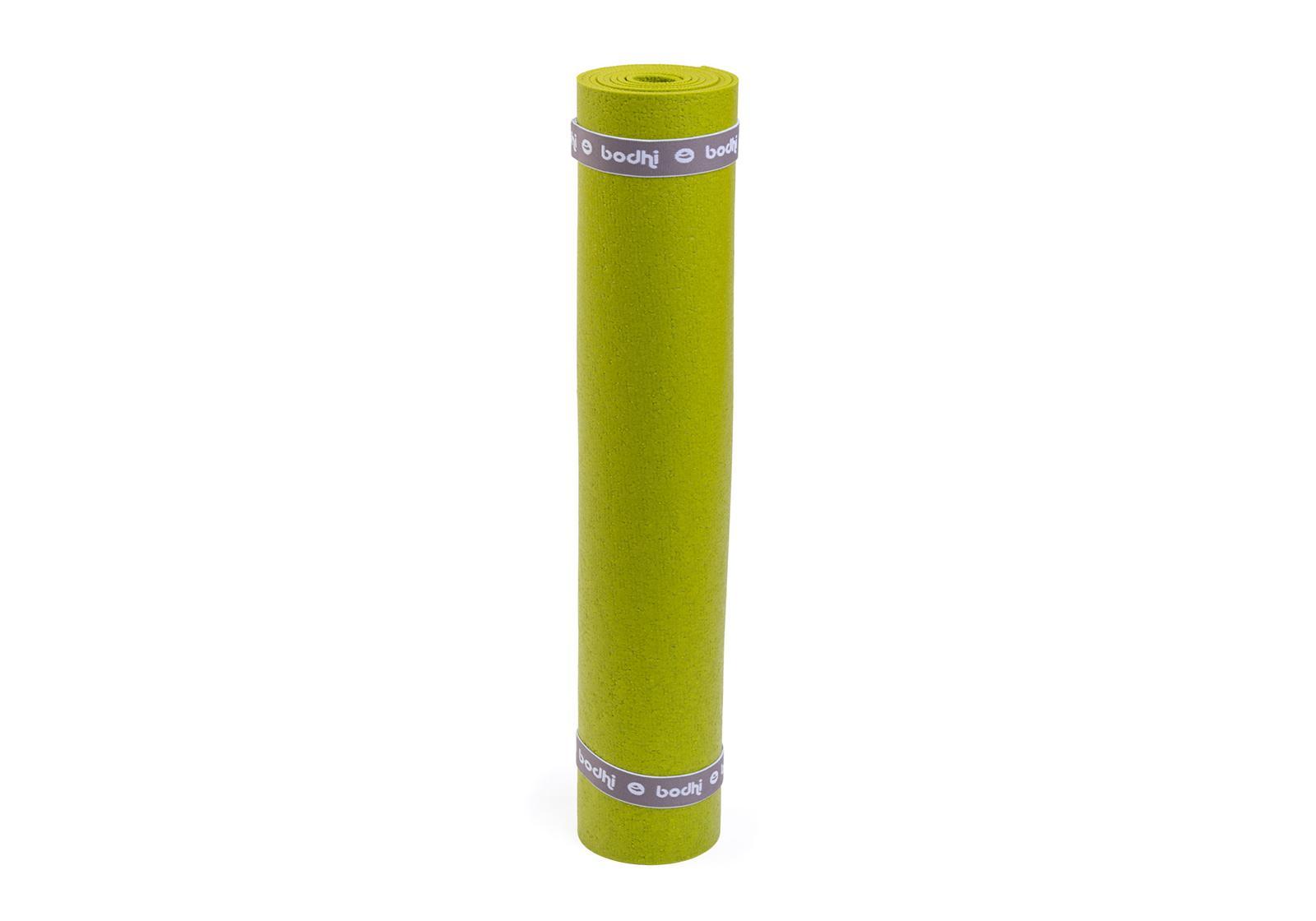 Коврик для йоги Bodhi Rishikesh Premium (Ришикеш) 60х200 см Оливковый