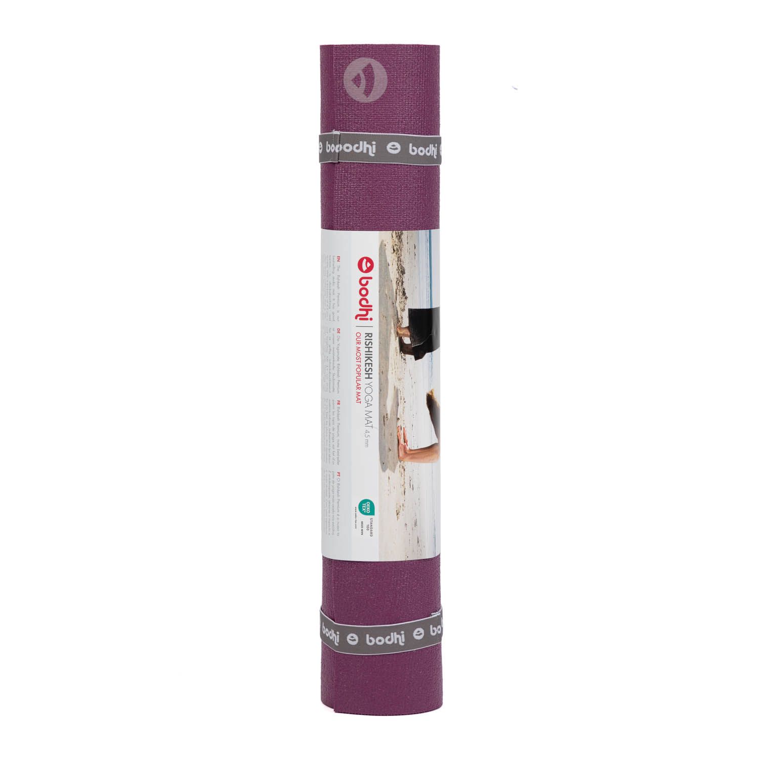 Коврик для йоги Bodhi Rishikesh Premium (Ришикеш) 60х183 см Лесная Ягода