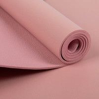 Коврик для йоги Bodhi Rishikesh Premium (Ришикеш) 60х183 см Розовый