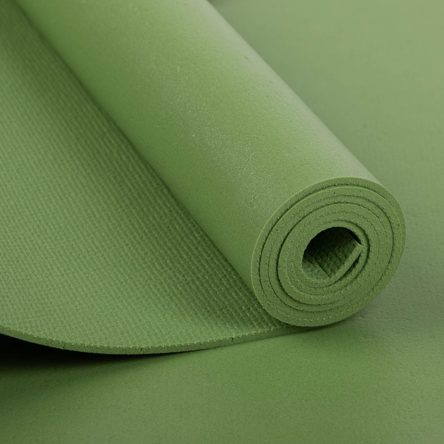 Коврик для йоги Bodhi Rishikesh Premium (Ришикеш) 60х200 см Яблочно-Зеленый