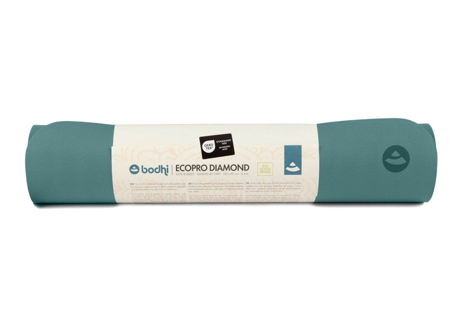 Каучуковый коврик для йоги Bodhi EcoPro Diamond Ледяной Голубой