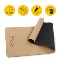 Коврик (мат) спортивный 4FIZJO Cork 183 x 61 x 0.4 см для йоги и фитнеса (P-5907739319562)